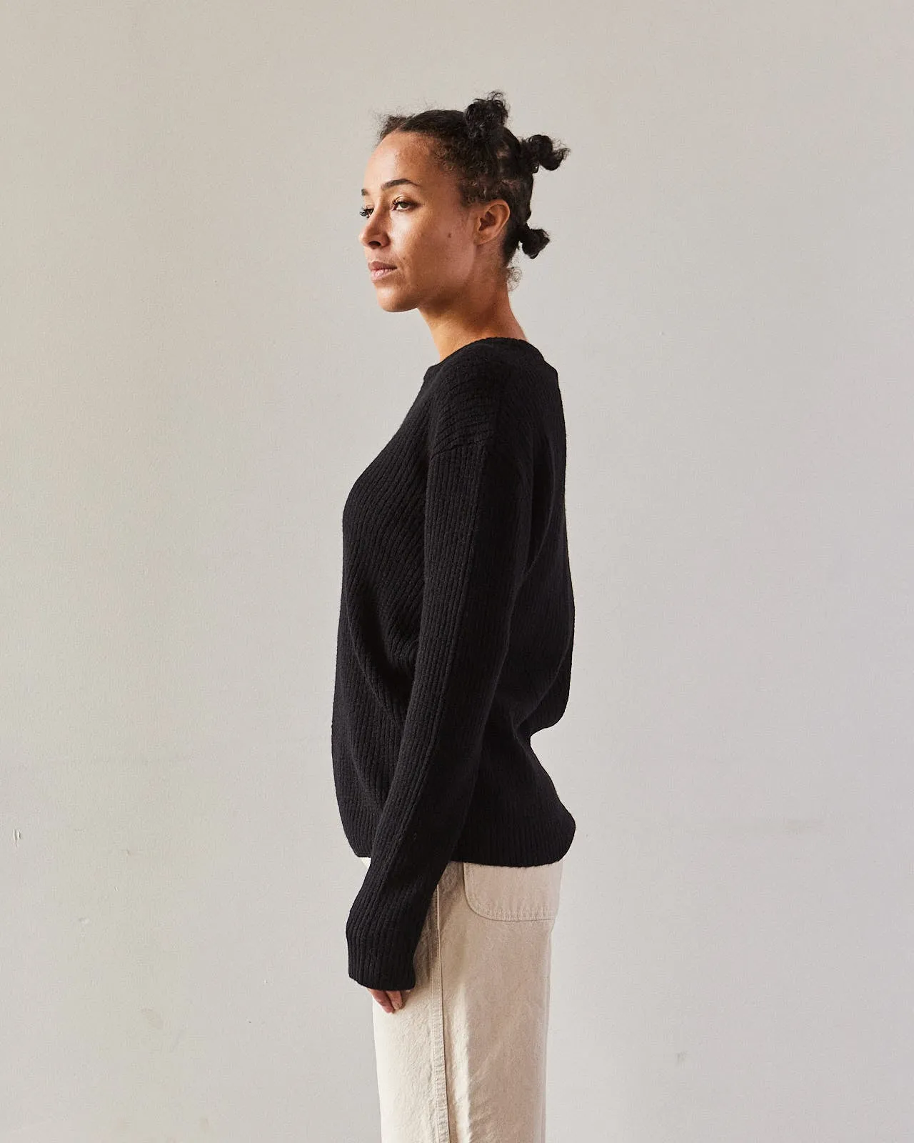 7115 Molly Everyday Crewneck Sweater, Black