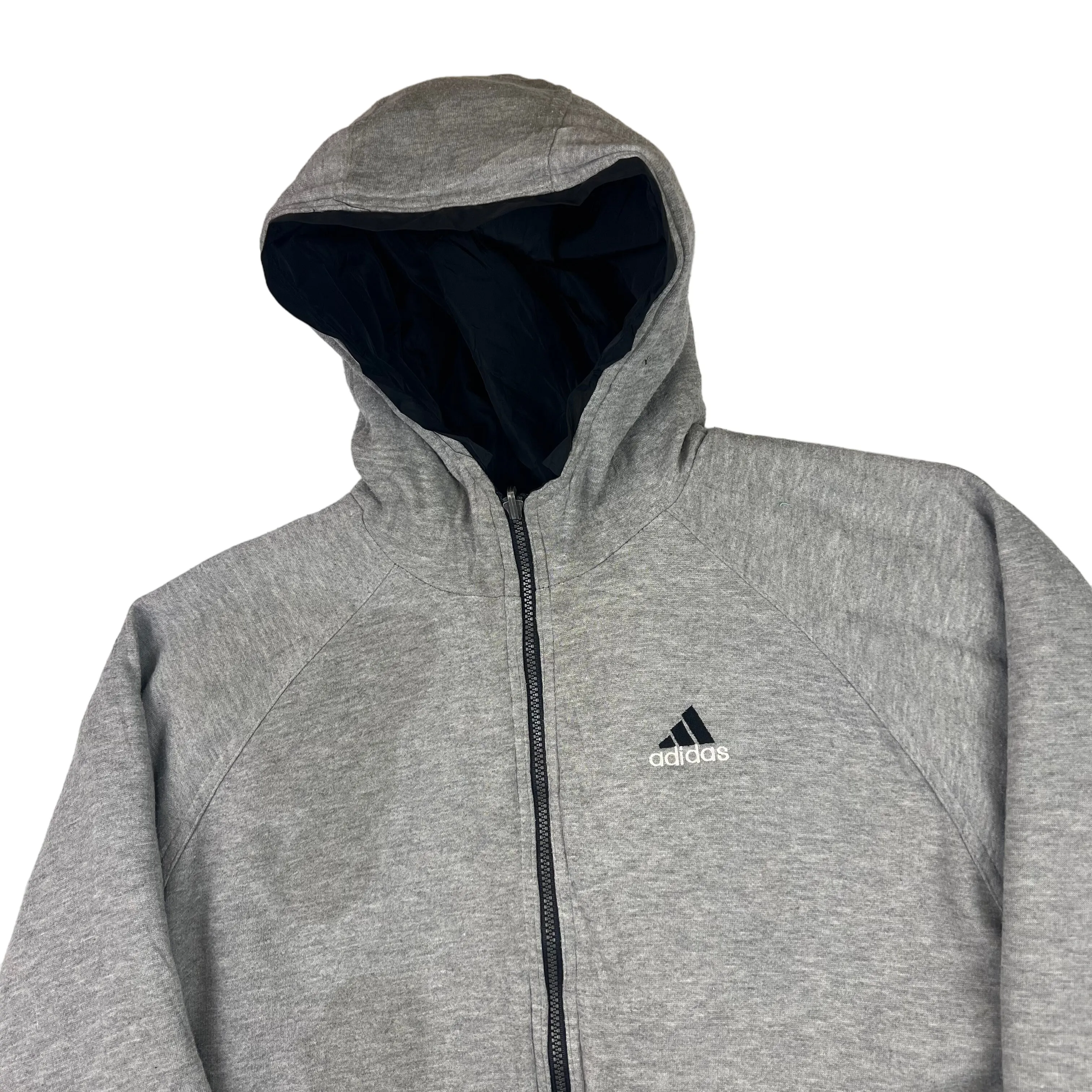 Adidas Reversible Hooded Jacket Black Grey