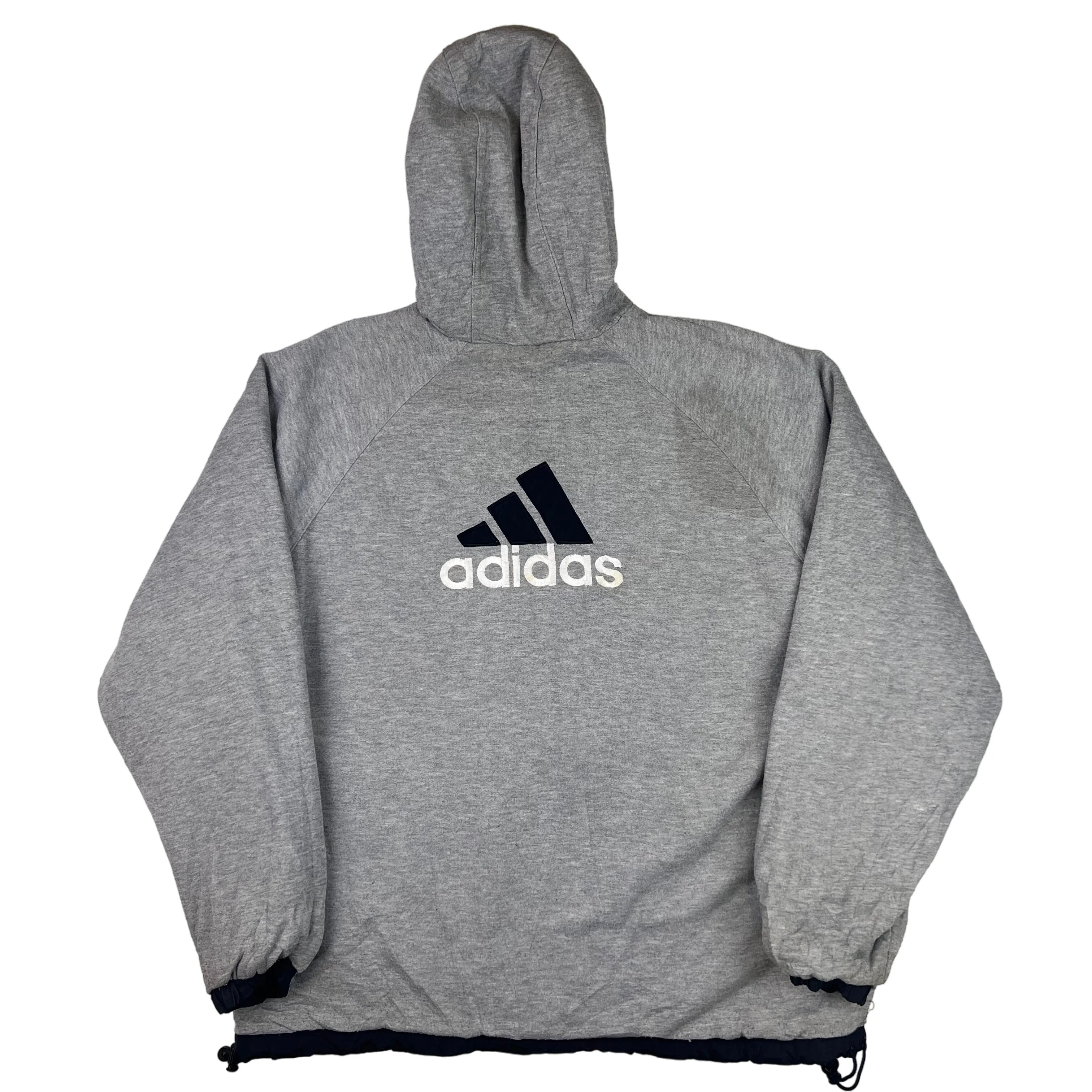 Adidas Reversible Hooded Jacket Black Grey