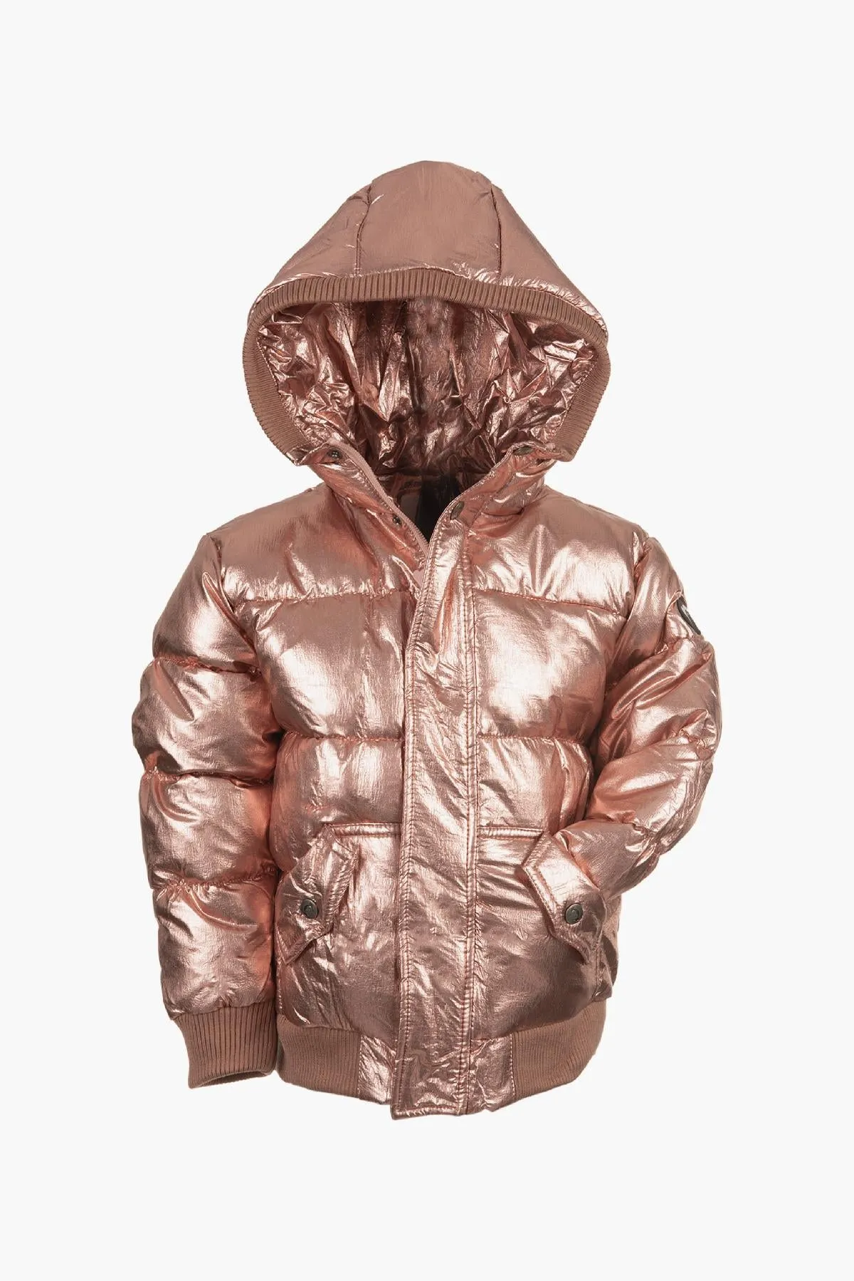 Appaman Rose Gold Puffy Baby Girls Coat