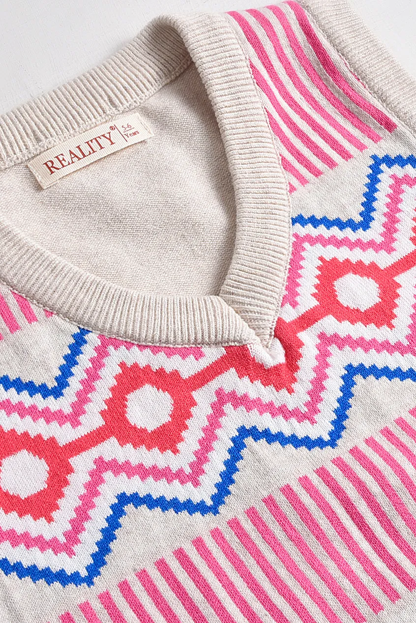 Argyle Printed Sweater