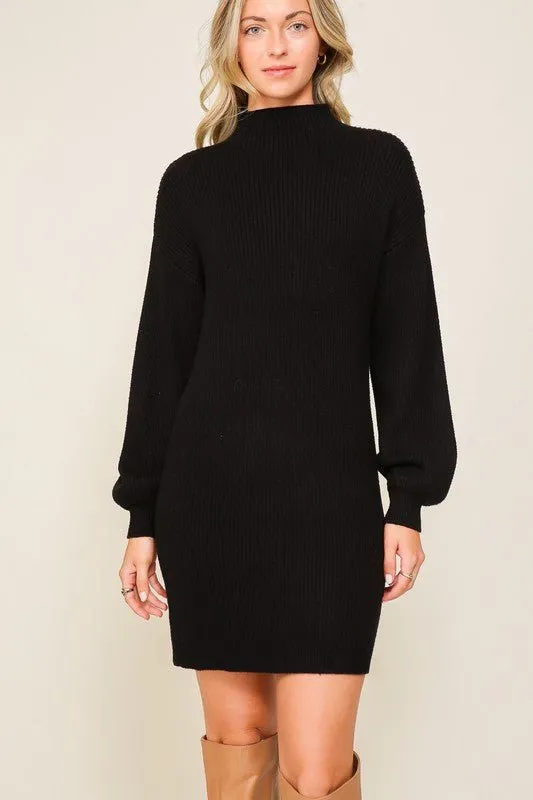 Black Sweater Dress