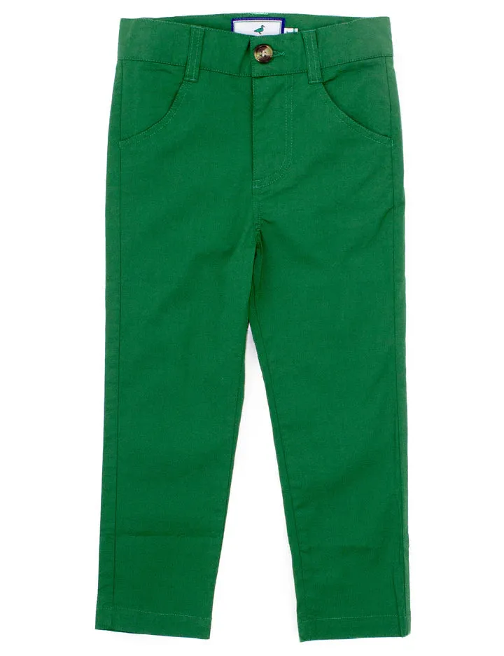 Boys Charleston Pant - Hunter Green