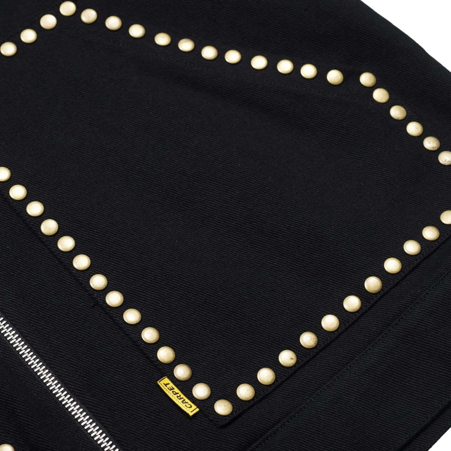 Carpet Co Studded Denim Jacket Black