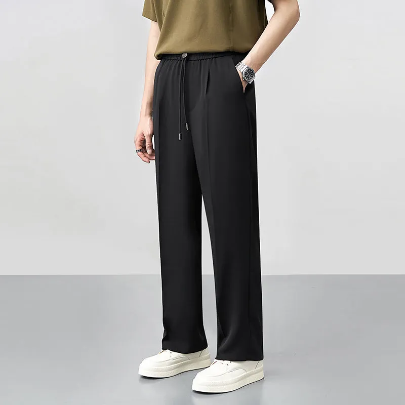 Drawstring Sweatpants Drape Loose Casual Pants