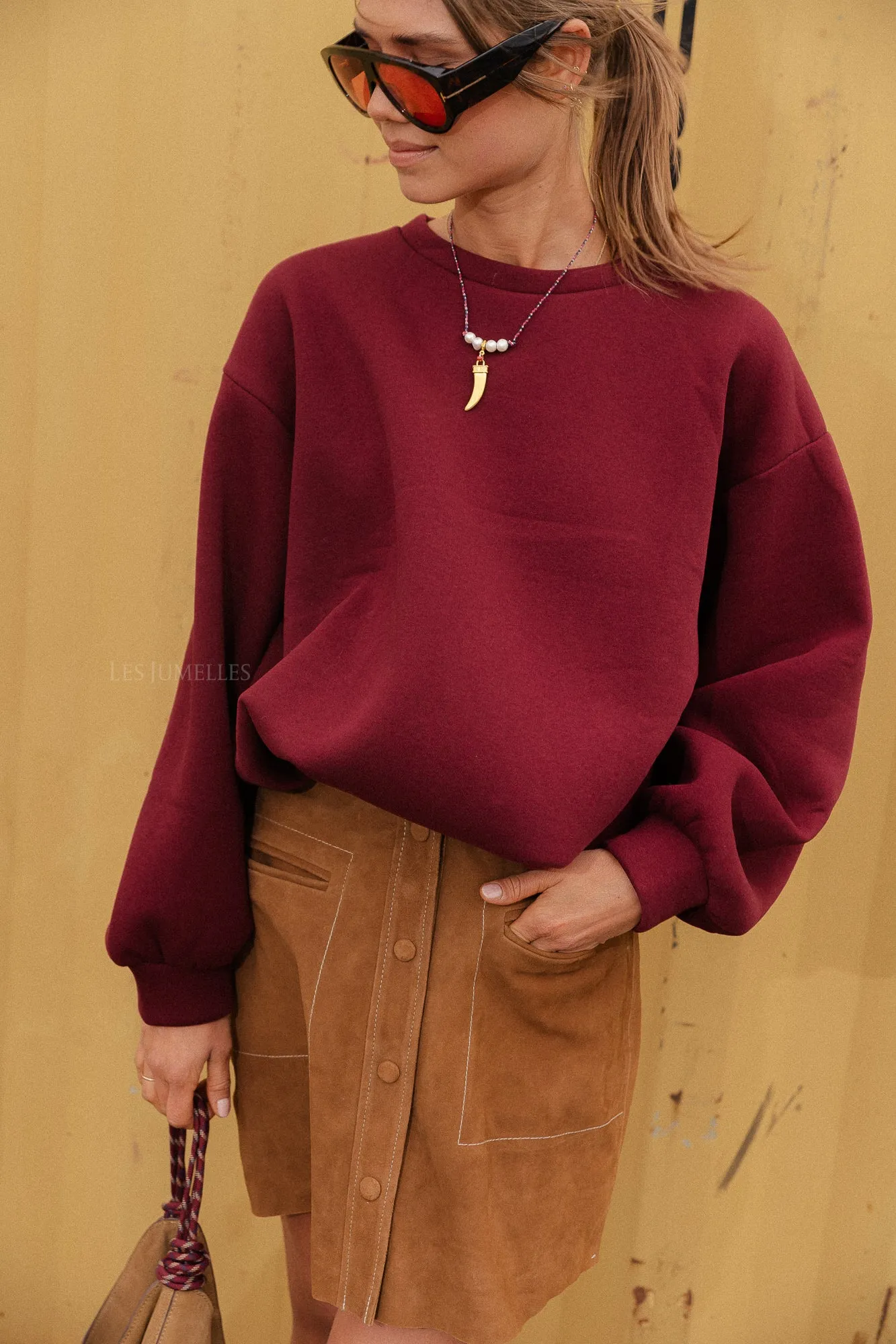 Emelyne sweater burgundy