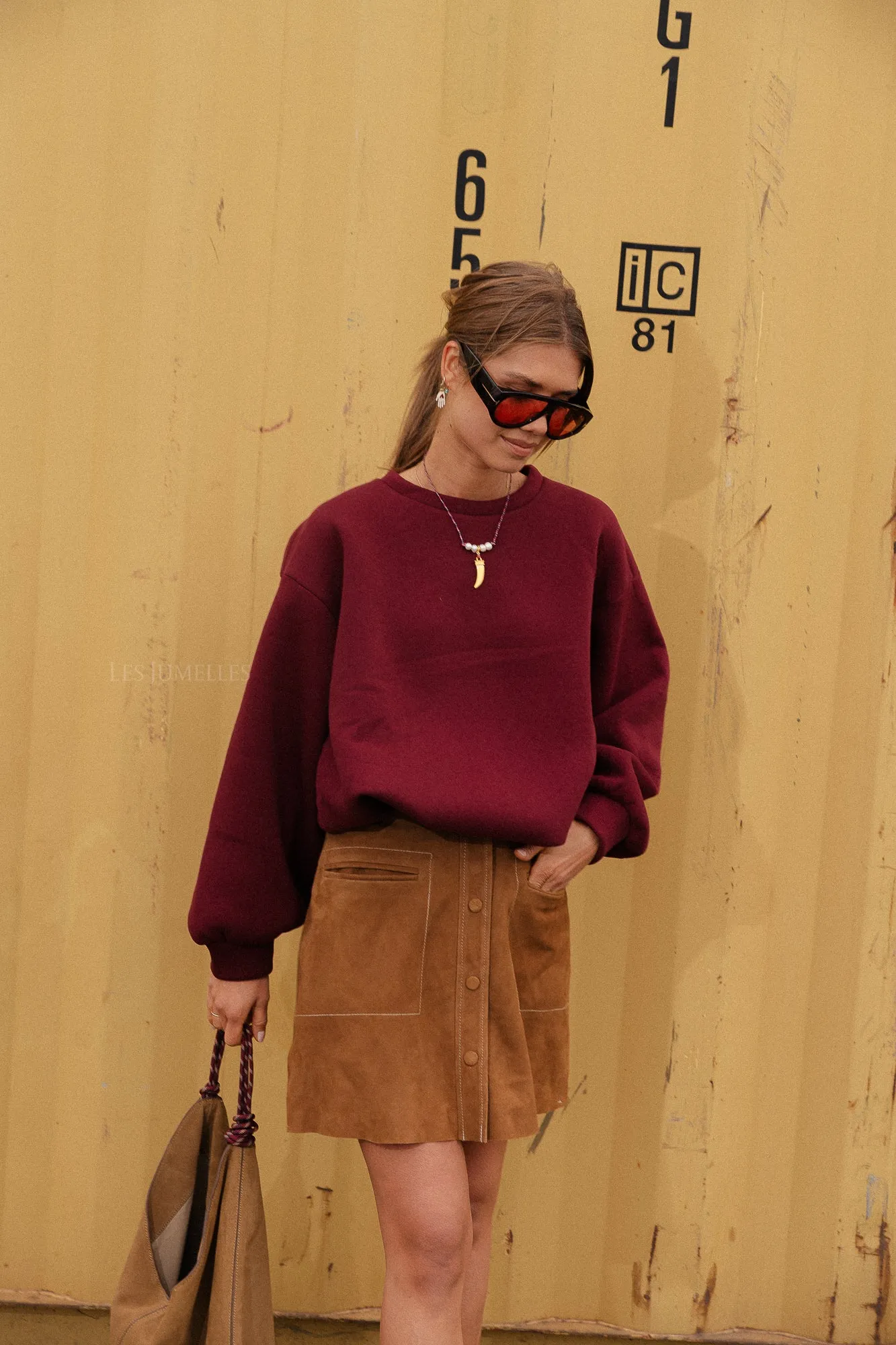 Emelyne sweater burgundy