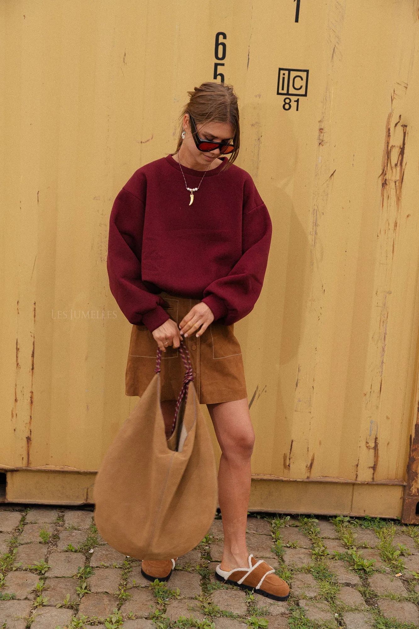 Emelyne sweater burgundy