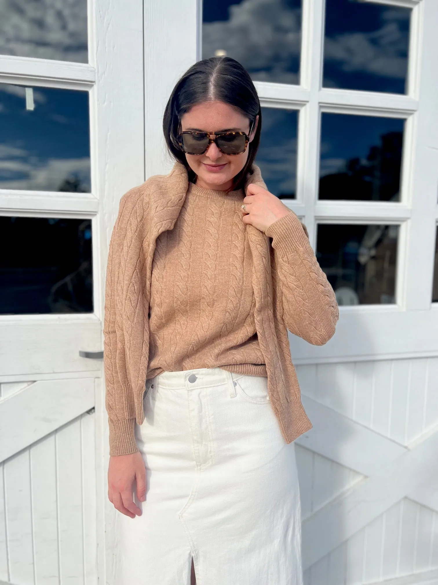 Grace & May Cashmere Cable Knit Sweaters