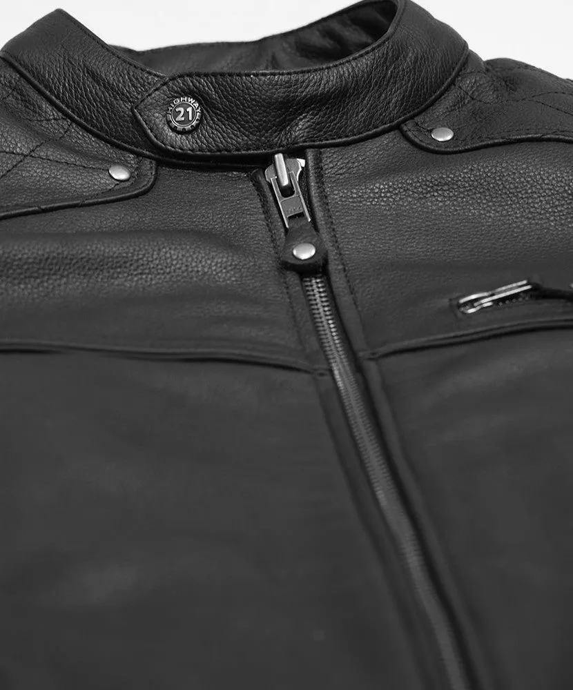 Highway 21 Gasser Leather Motorcycle Riding Jacket