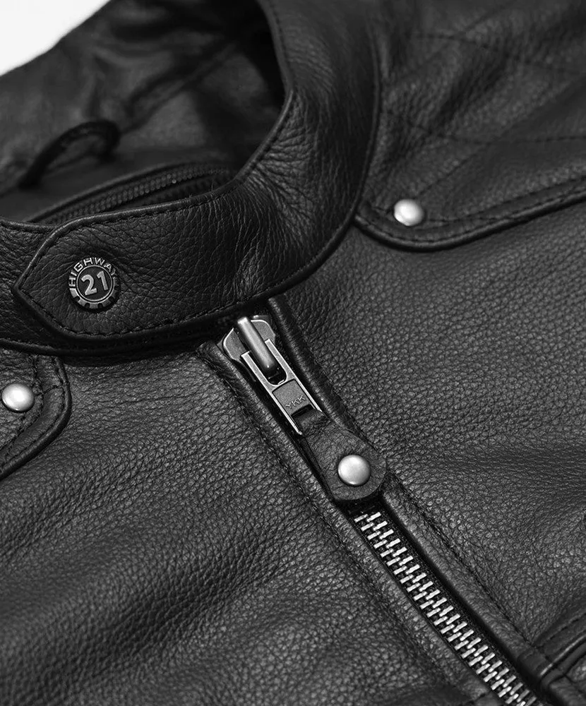 Highway 21 Gasser Leather Motorcycle Riding Jacket