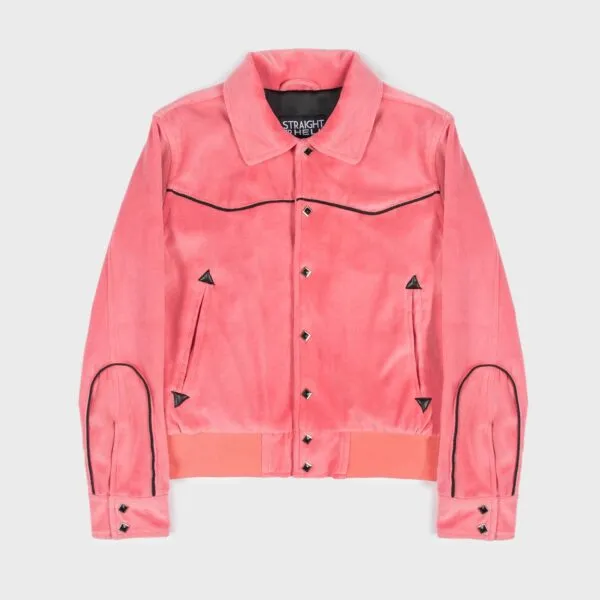 Jackson Velvet Jacket - Pink