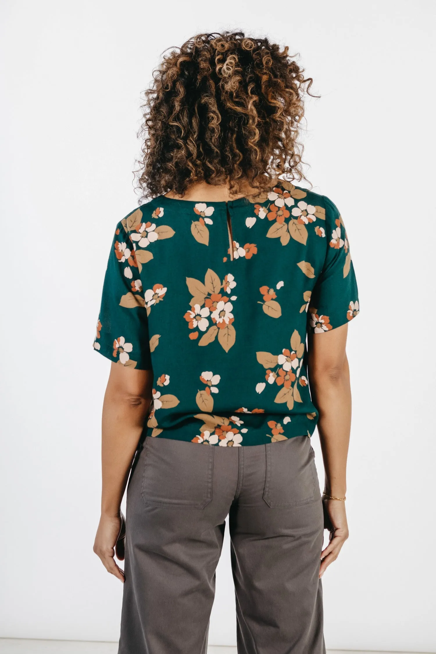 Leona Shirt / Forest Floral