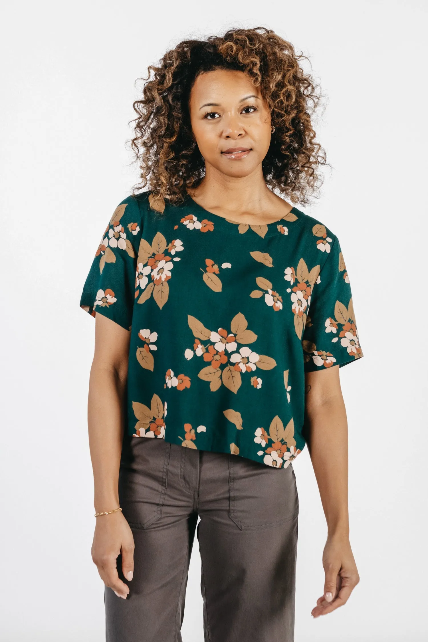 Leona Shirt / Forest Floral