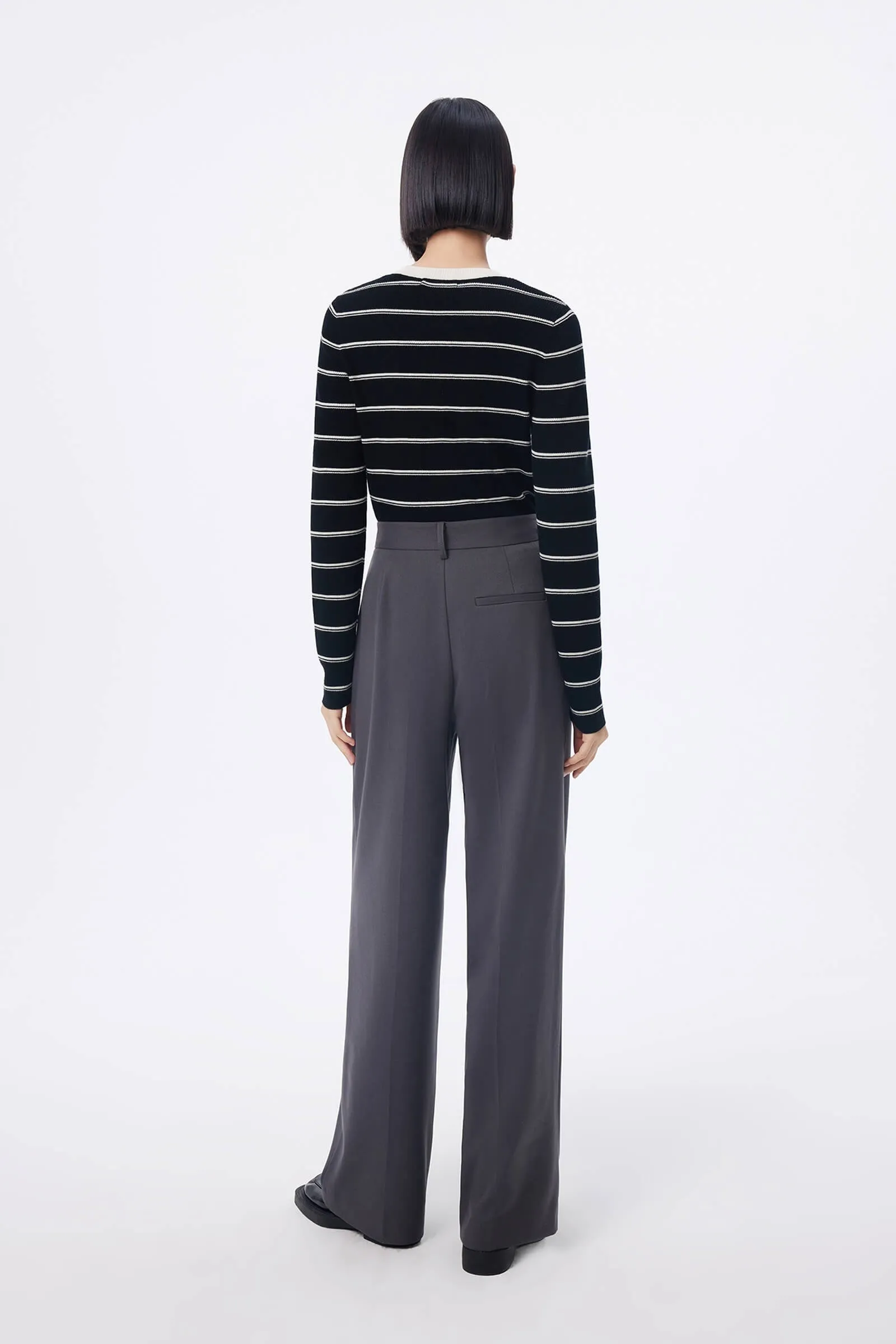 LILY Asymmetrical Suit-Style Casual Pants