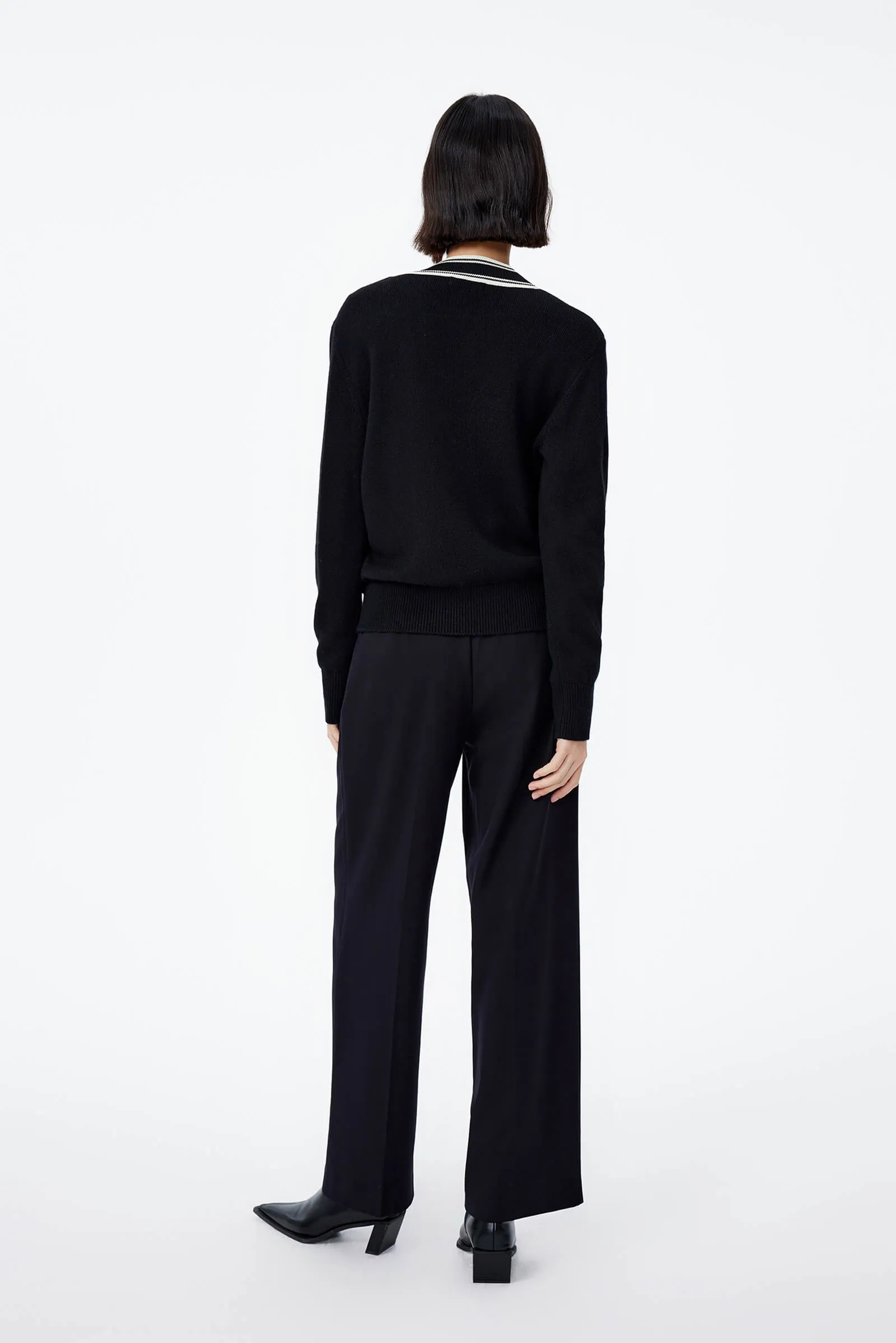 LILY Asymmetrical Suit-Style Casual Pants