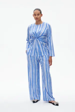 MALU | Blue Painted Stripe