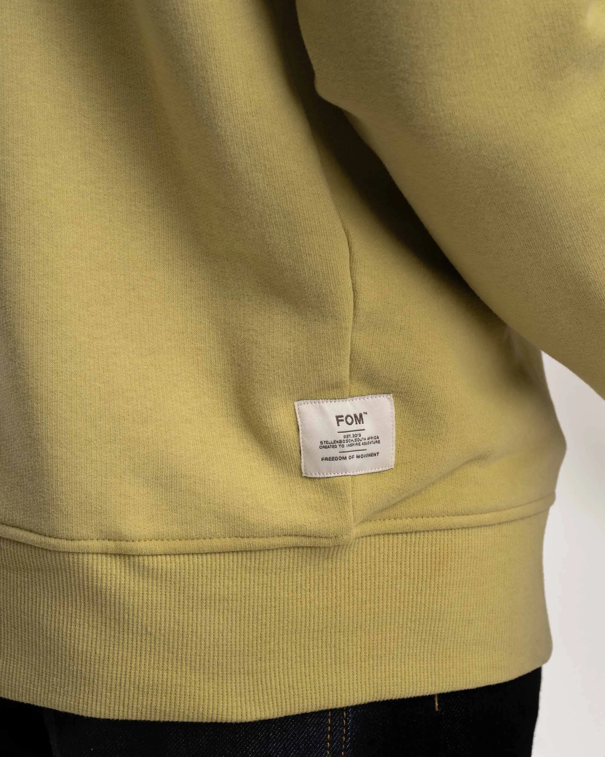 Mens Crew Neck Sweater - Avocado