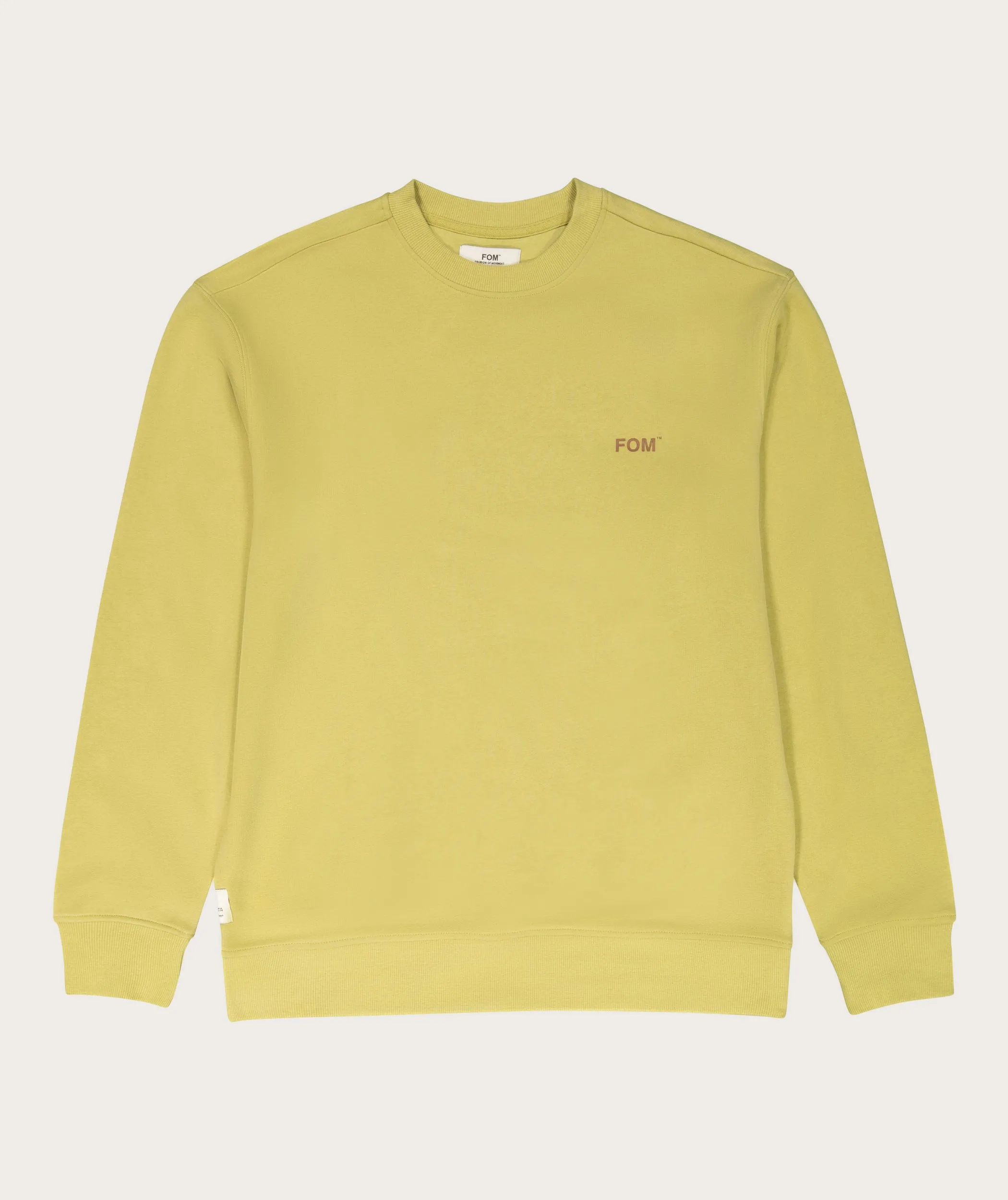 Mens Crew Neck Sweater - Avocado