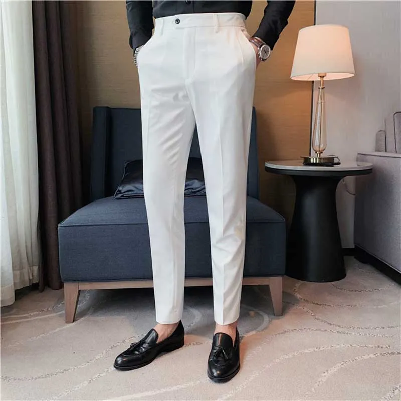 Men's Slim Business Drape Suit Pants