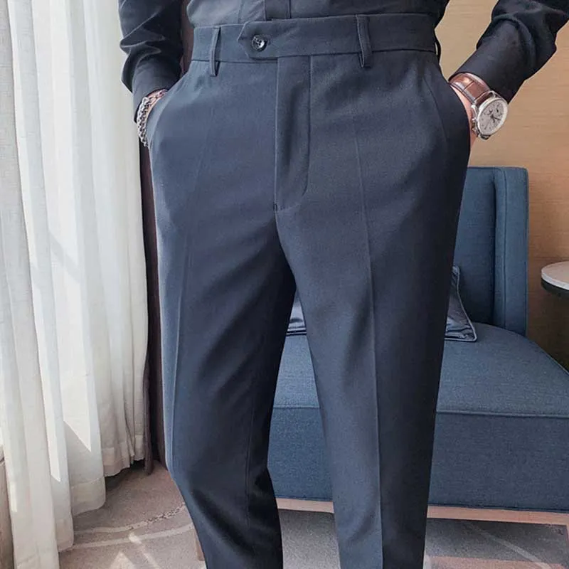 Men's Slim Business Drape Suit Pants