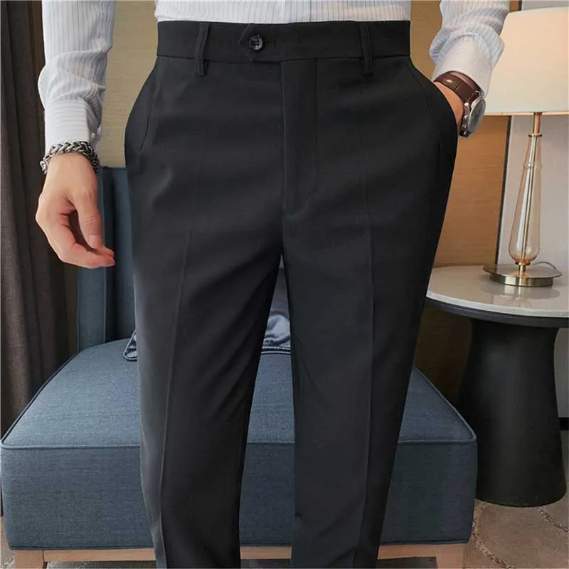 Men's Slim Business Drape Suit Pants