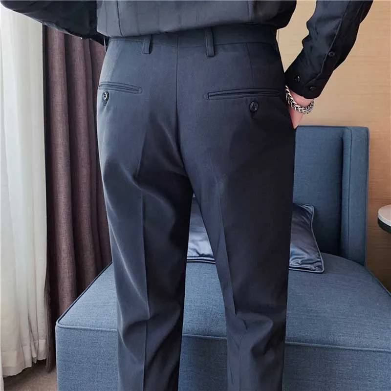 Men's Slim Business Drape Suit Pants