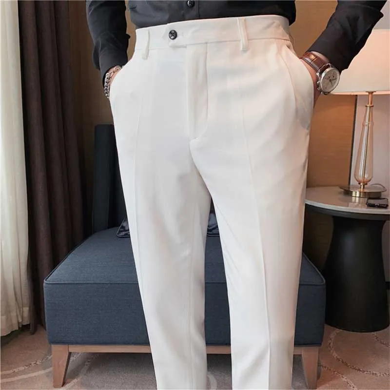 Men's Slim Business Drape Suit Pants