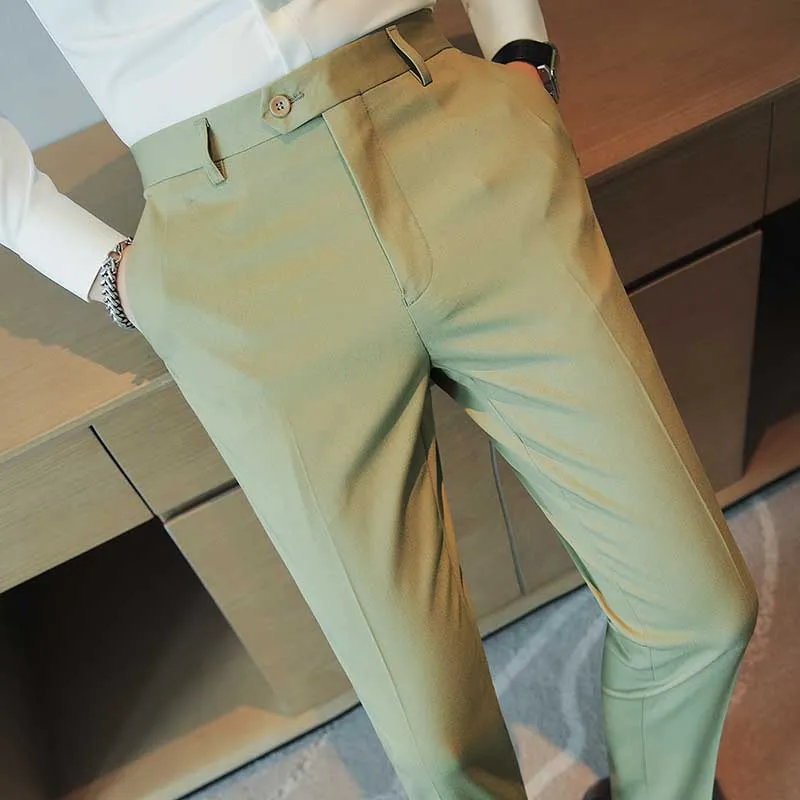 Men's Slim Business Drape Suit Pants