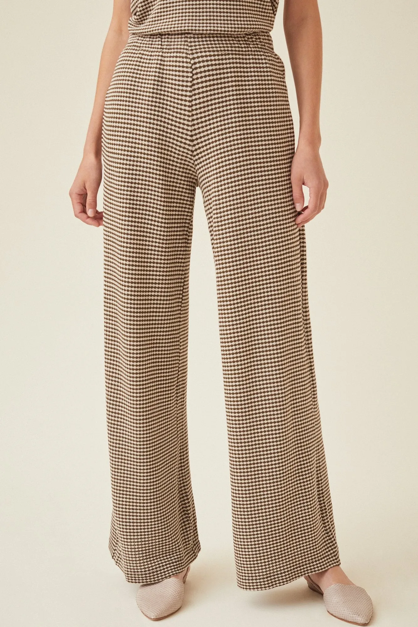 Olya Scallop Knit Pants