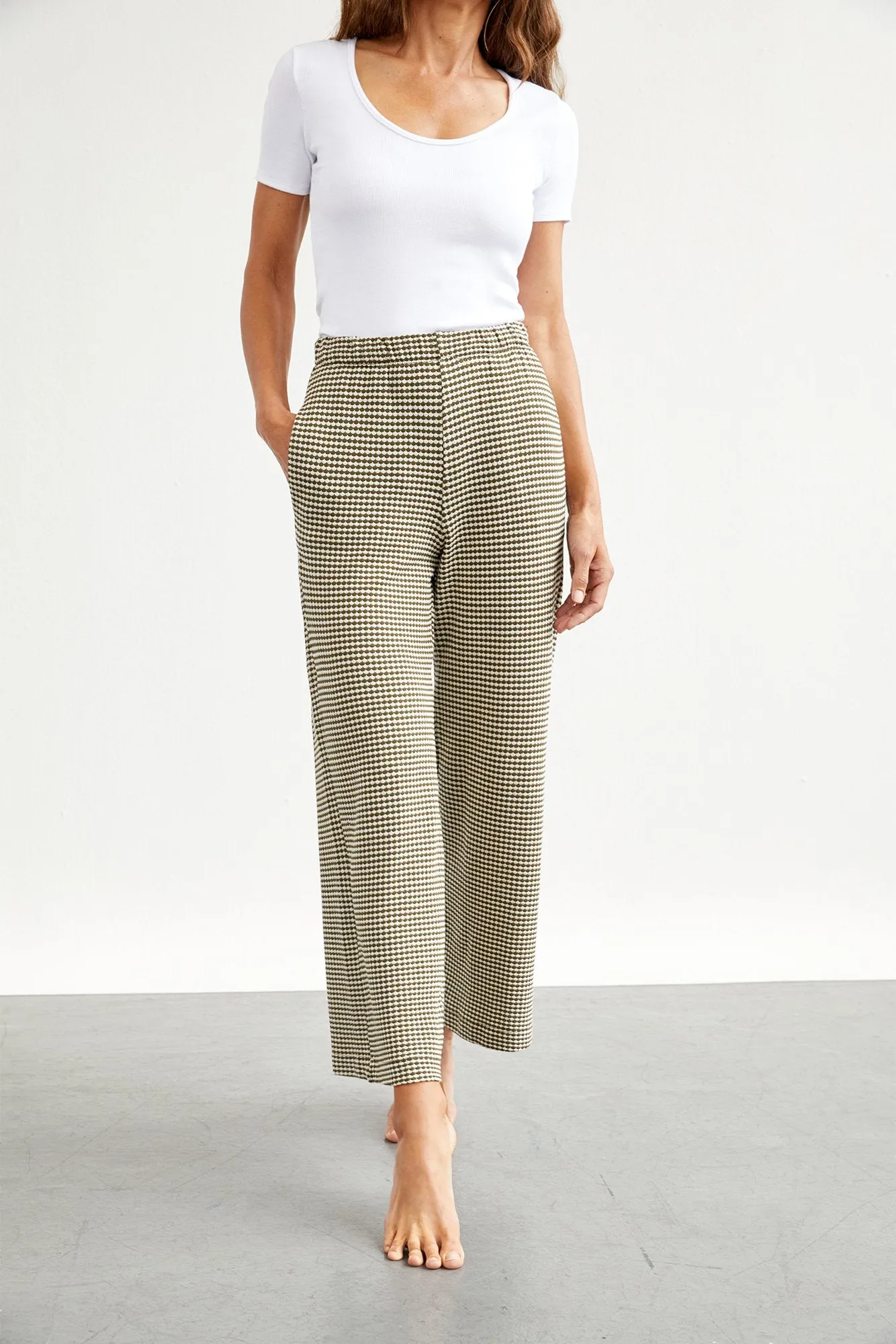 Olya Scallop Knit Pants