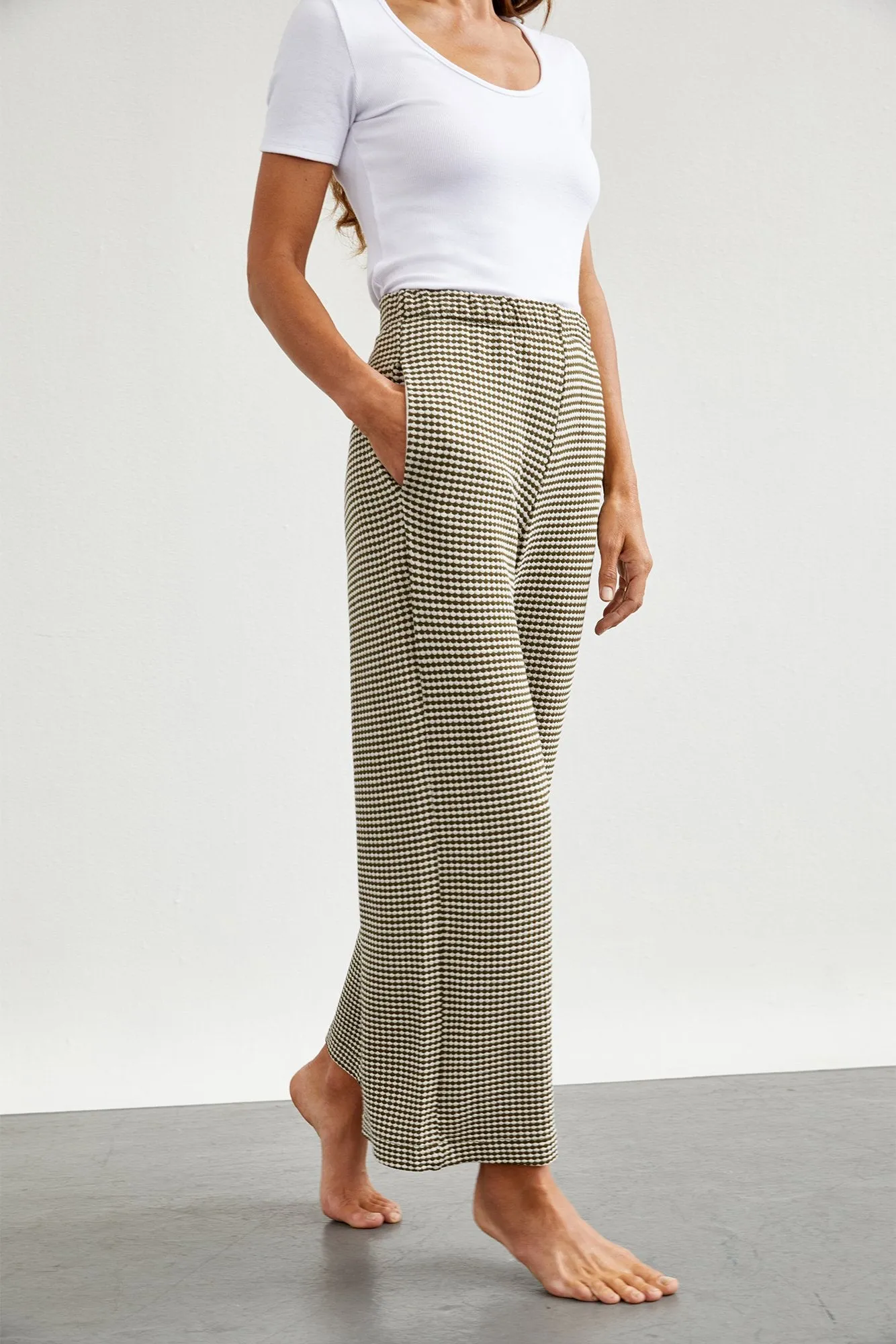 Olya Scallop Knit Pants