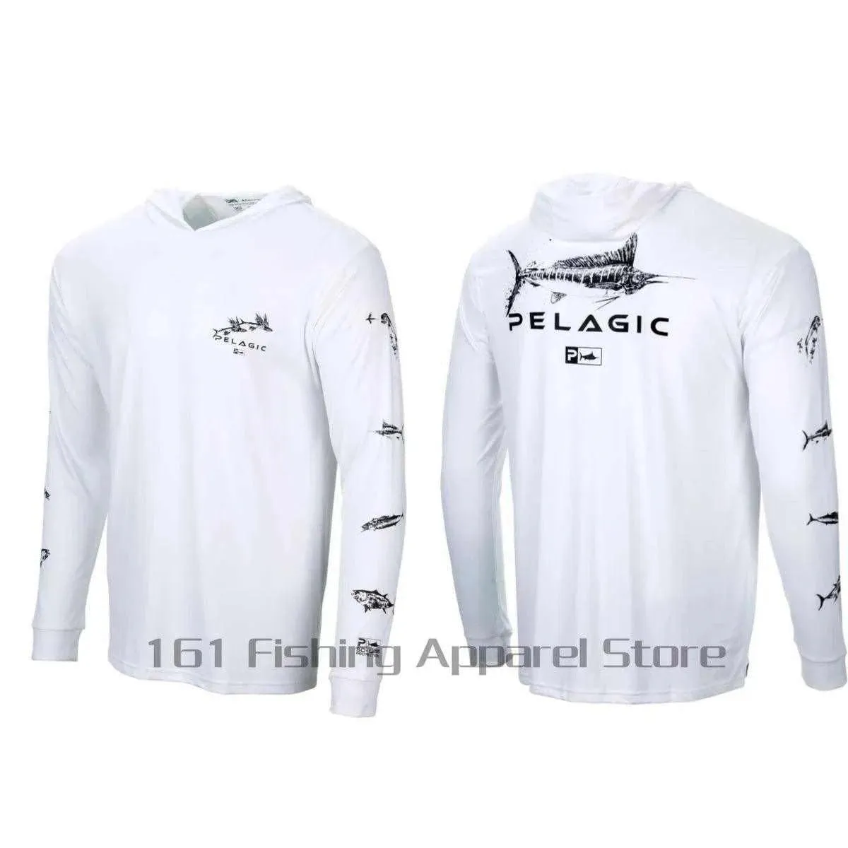 Pelagic Men's Hooded Fishing Shirt: Ultimate Sun Protection and Comfort All Day Long