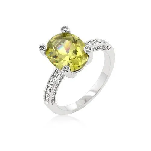 Peridot Anniversary Ring