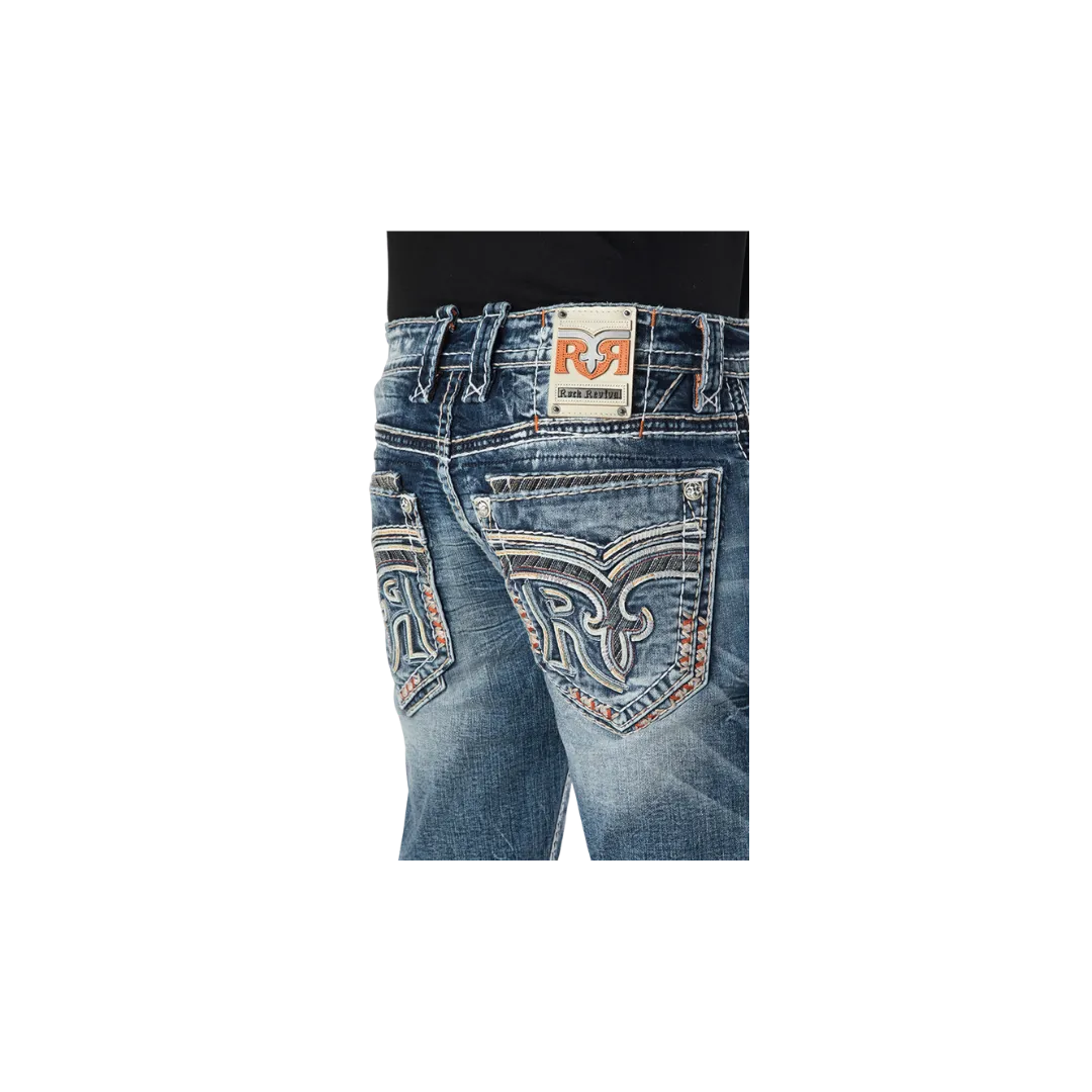 Rock Revival Men's Sylas Straight Jean