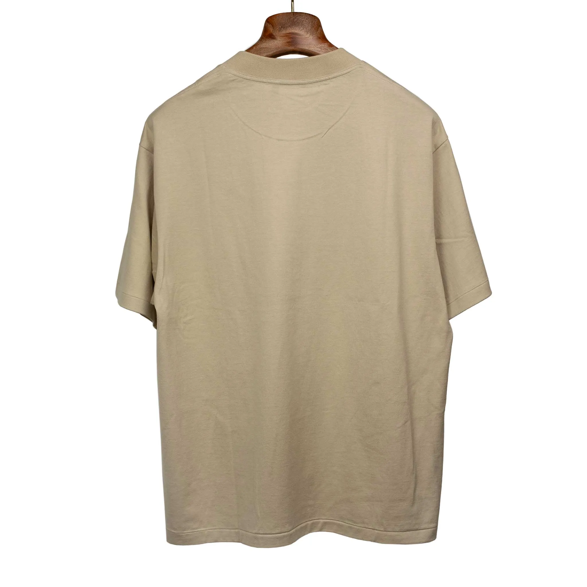 Suvin Supima tee light in beige cotton