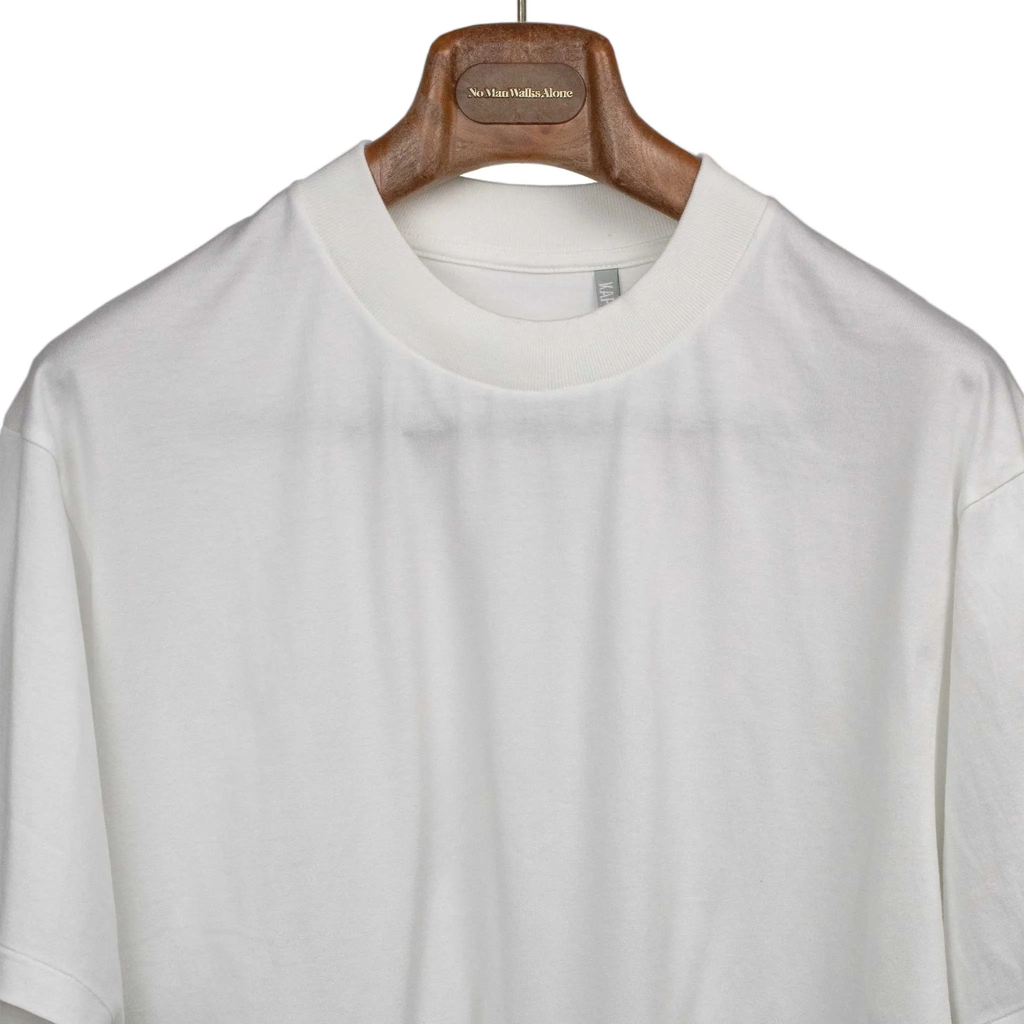 Suvin Supima tube tee in white cotton