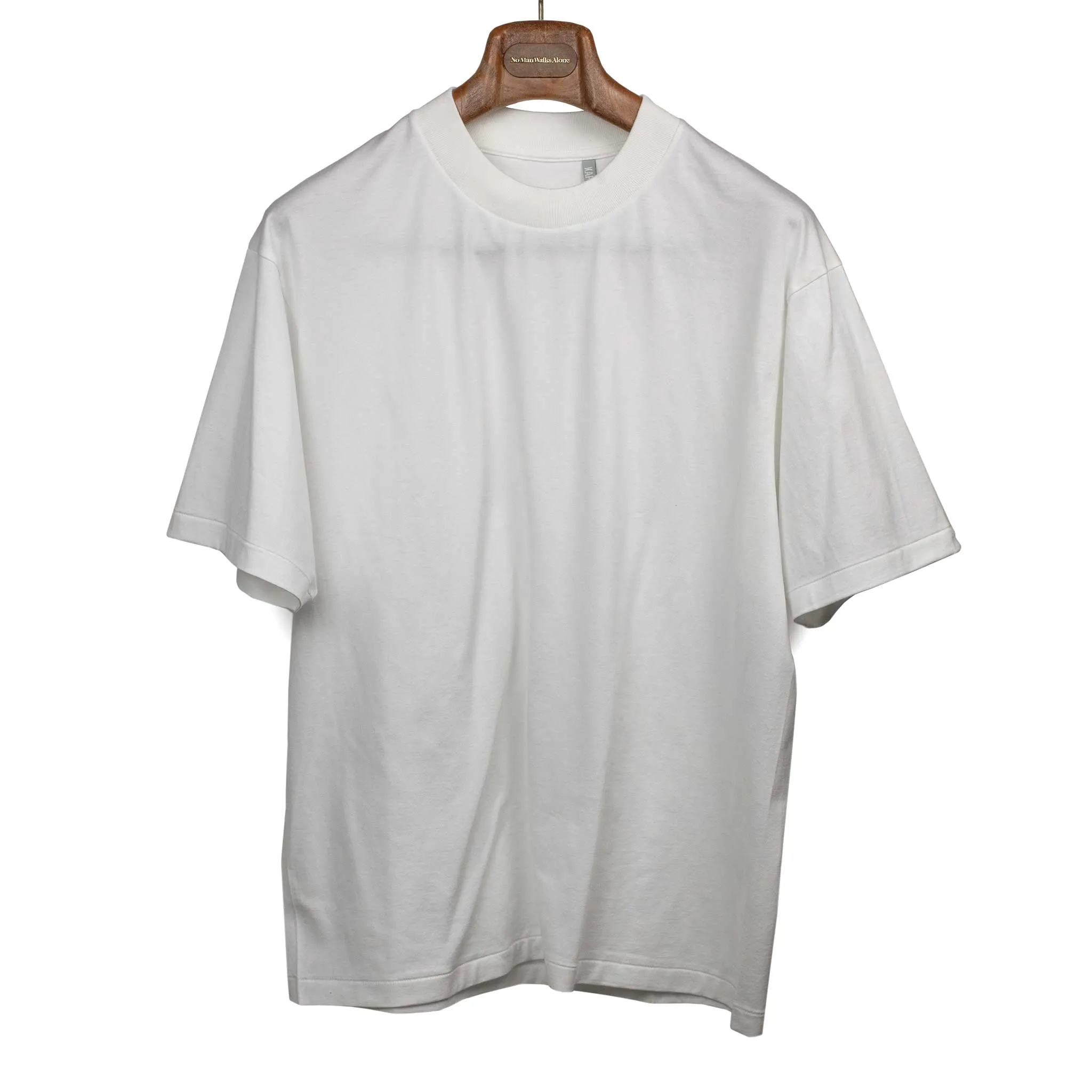 Suvin Supima tube tee in white cotton