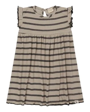 The Retro Rib Stripe Dress - KIDS