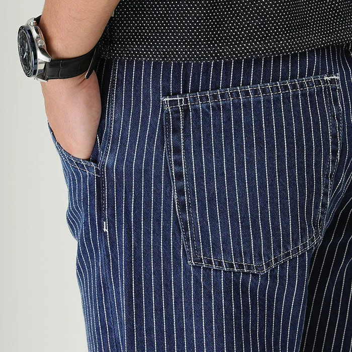 Vintage Style Striped Casual Pants