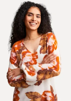 Wear 2 Ways Front to Back Sweater - Burnt Orange