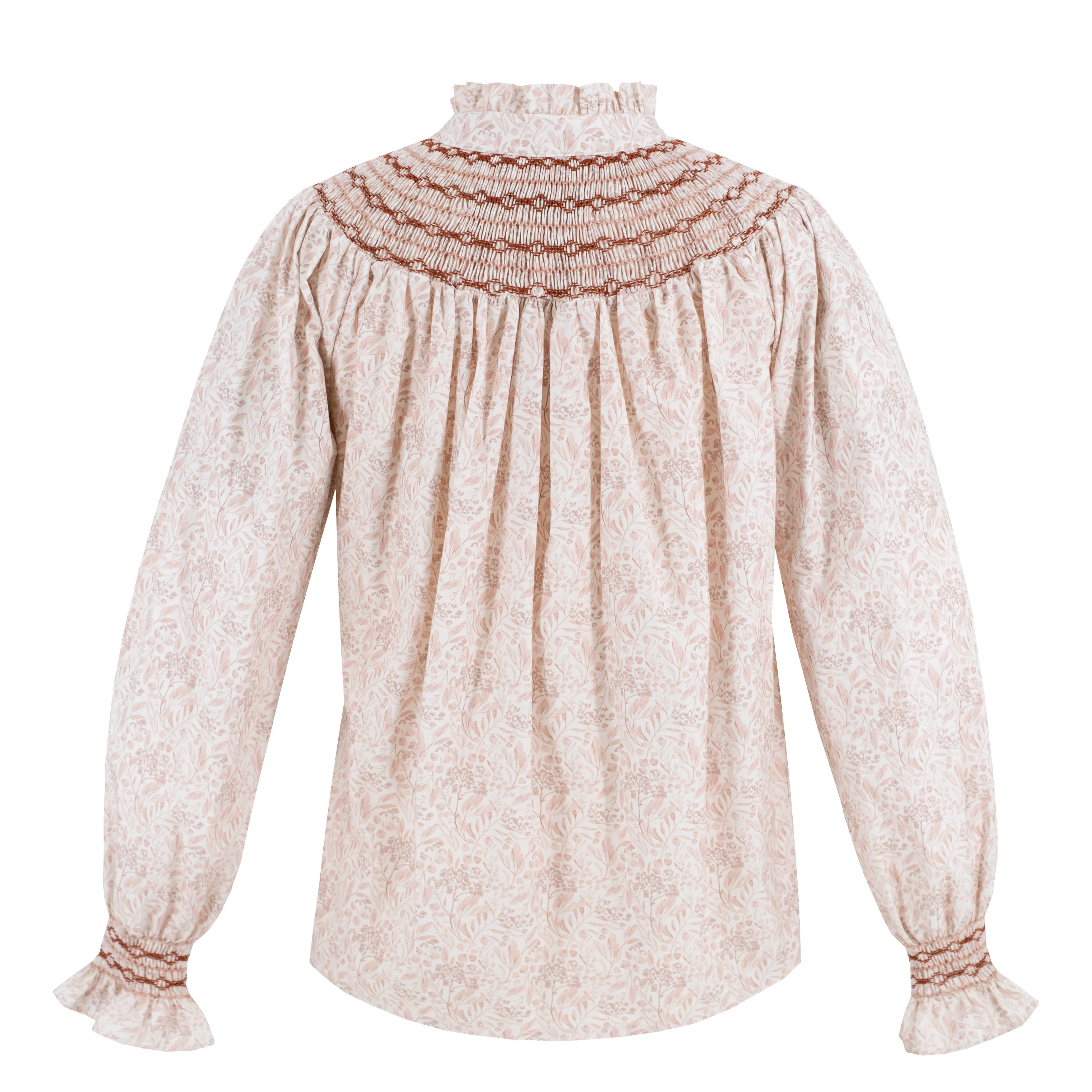 Women’s Louise Shirt - Chinoiserie Pumpkin